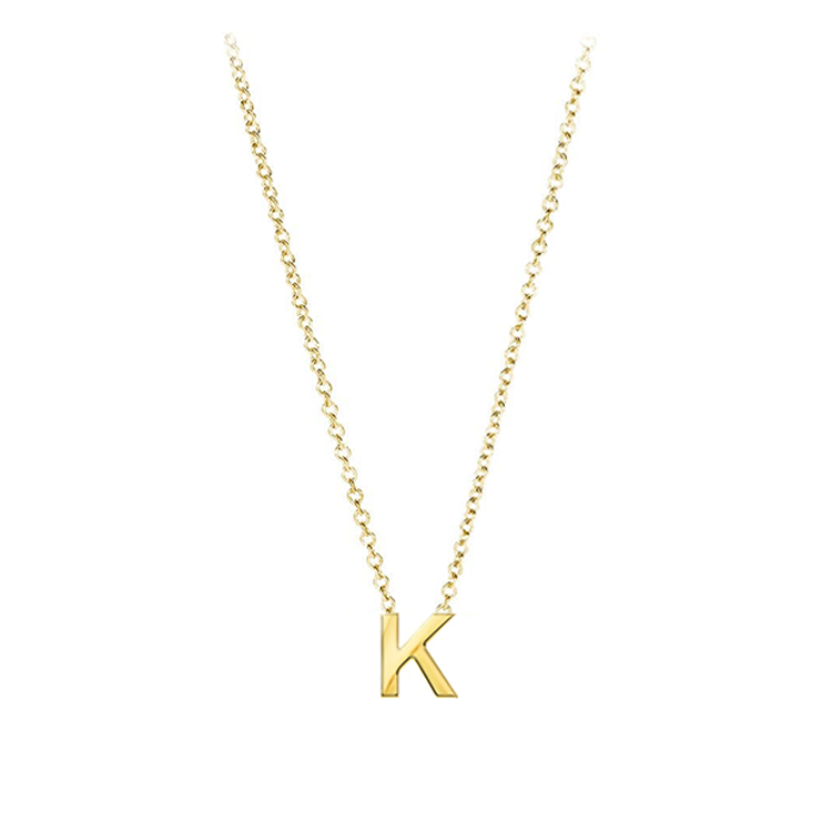 Missoma | Jewelry | New Missoma London Initial Pendant Necklace B Initial  8ct Gold Plated Vermeil | Poshmark